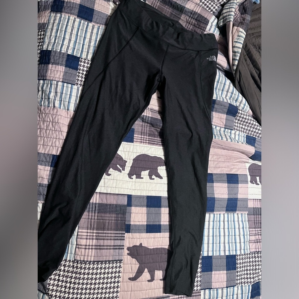 Heather Black Full Length North Face Leggings